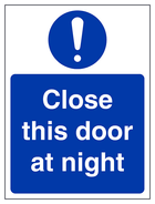 Close This Door At Night - Portrait