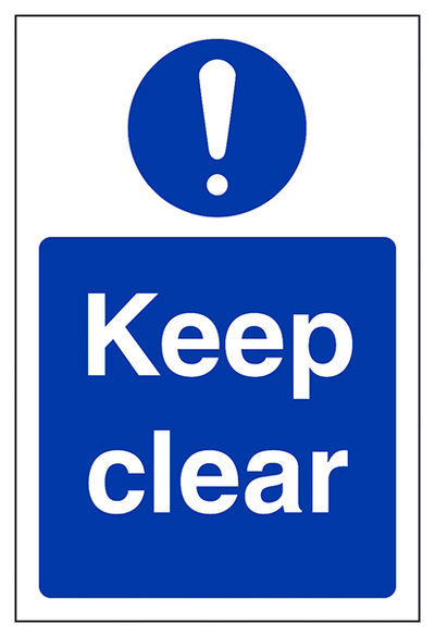 Keep Clear Portrait