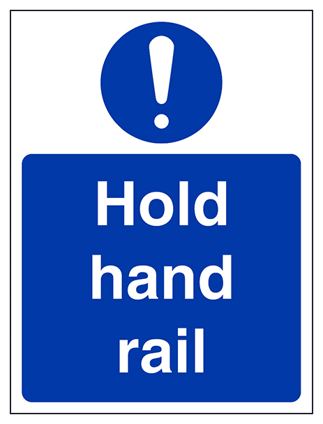 Hold Hand Rail Portrait