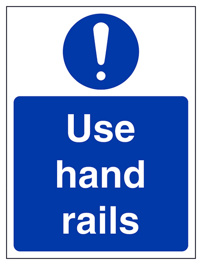 Use Hand Rails Portrait