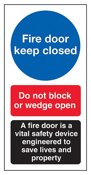 Fire Door Keep Closed Do Not Block A Fire Door