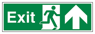 Exit Arrow Up Landscape