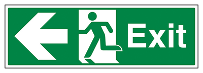 Exit Arrow Left Landscape