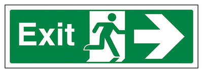 Exit Arrow Right Landscape