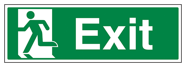 Exit Running Man Left