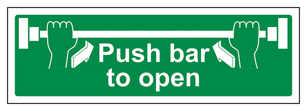 Push Bar To Open Landscape