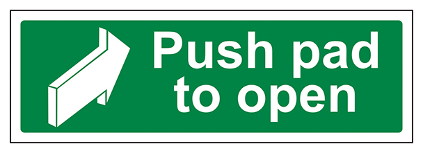 Push Pad To Open Landscape