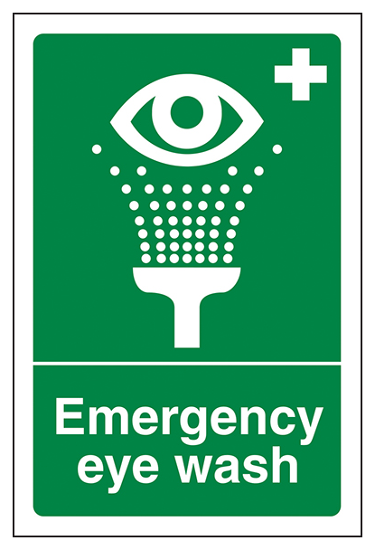 Emergency Eye Wash Portrait