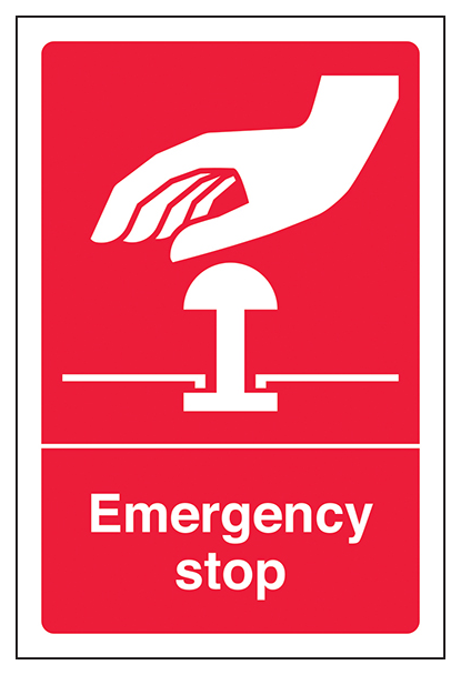 Emergency Stop Red