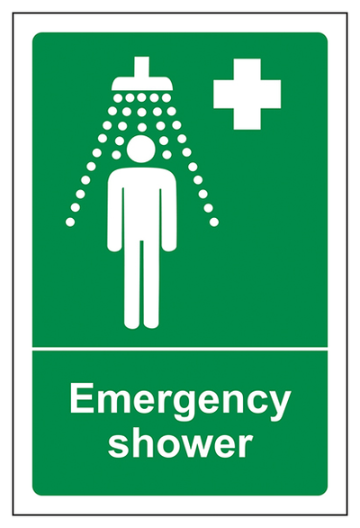 Emergency Shower Portrait