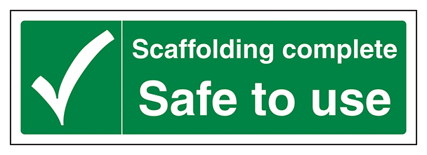 Scaffolding Complete Safe To Use Landscape