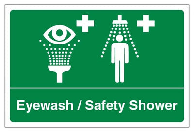 Eyewash Safety Shower Large Landscape