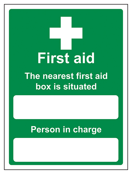 The Nearest First Aid Box Is Situated Portrait