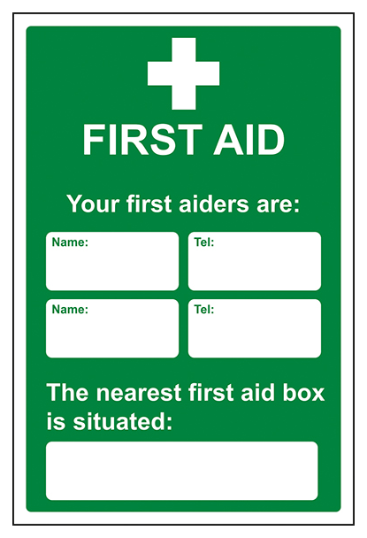 Your First Aiders Are Your Nearest First Aid Box