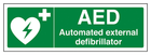 AED Automated External Defibrillator - Landscape