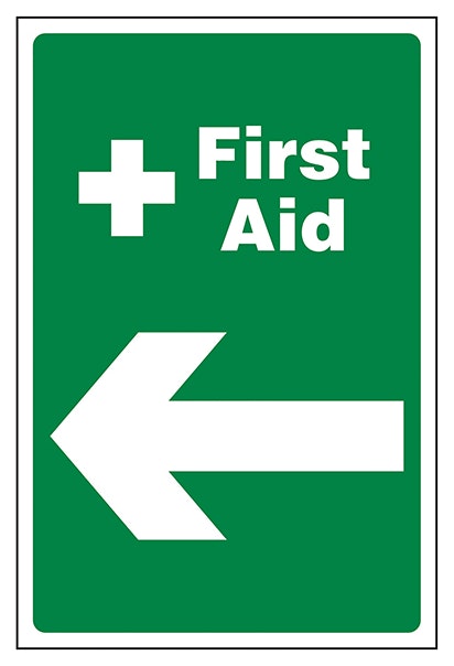 First Aid Arrow Left