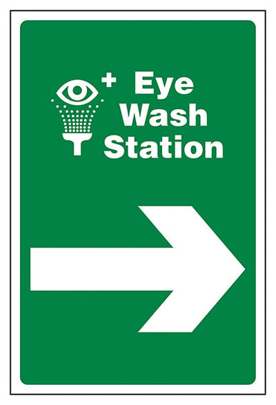 Eye Wash Station Arrow Right