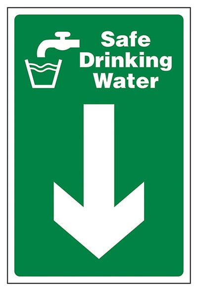 Safe Drinking Water Arrow Down