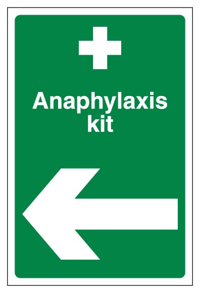 Anaphylaxis Kit Arrow Left