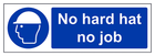 No Hard Hat No Job - Landscape