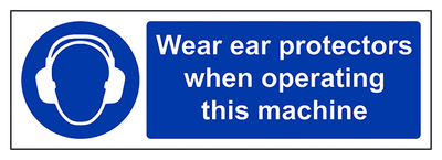 Wear Ear Protectors When Operating Landscape