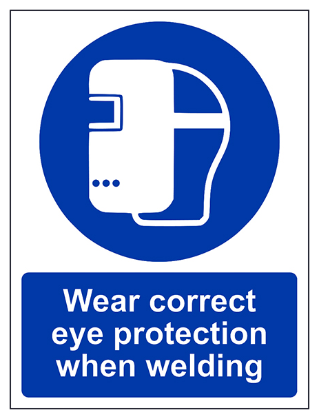 Wear Correct Eye Protection Portrait