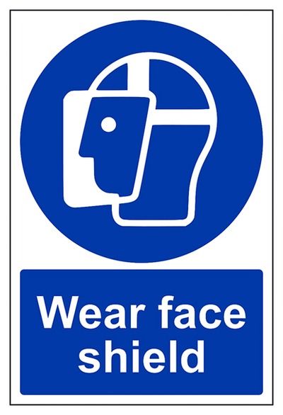 Wear Face Shield Portrait