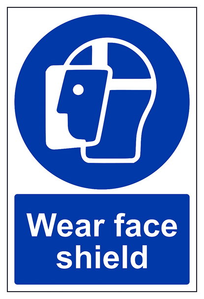 Wear Face Shield Portrait