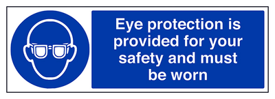 Eye Protection Is Provided Landscape