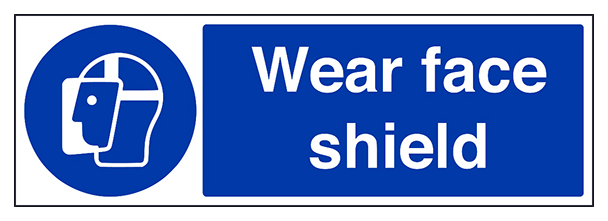Wear Face Shield Landscape