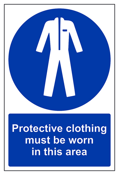 Ppe Must Be Worn In This Area Portrait