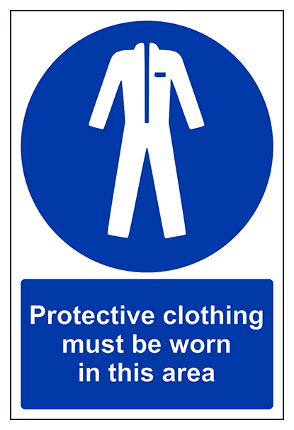 Ppe Must Be Worn In This Area Portrait
