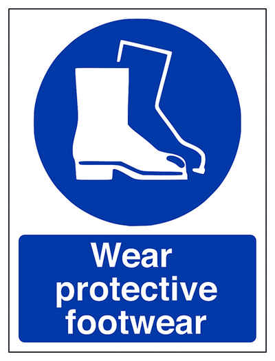 Wear Protective Footwear Portrait