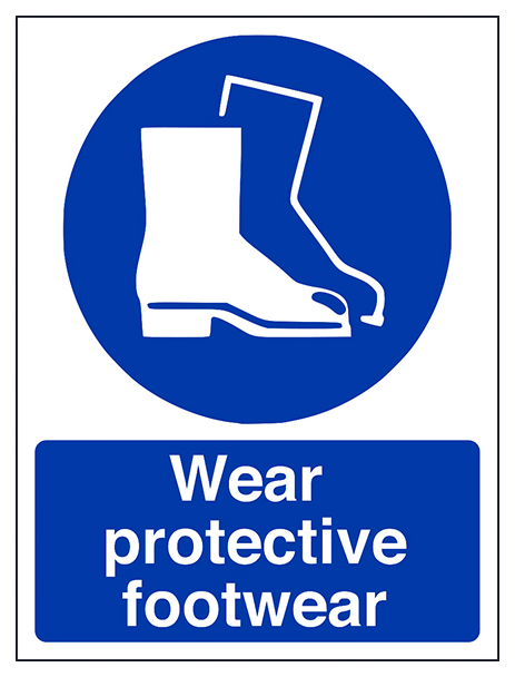Wear Protective Footwear Portrait