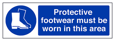 Protective Footwear Must Be Worn In This Area