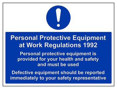 Ppe Work Regulations 1992 Must Be Used