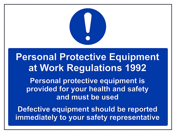 Ppe Work Regulations 1992 Must Be Used