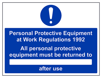 Ppe Work Regulations 1992 Returned To
