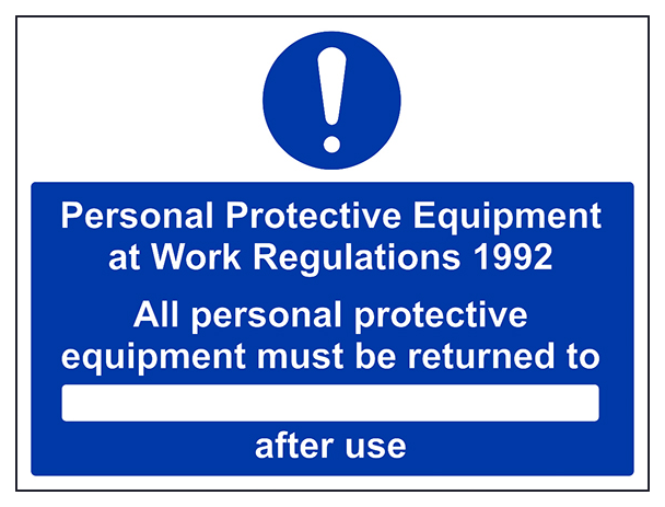 Ppe Work Regulations 1992 Returned To
