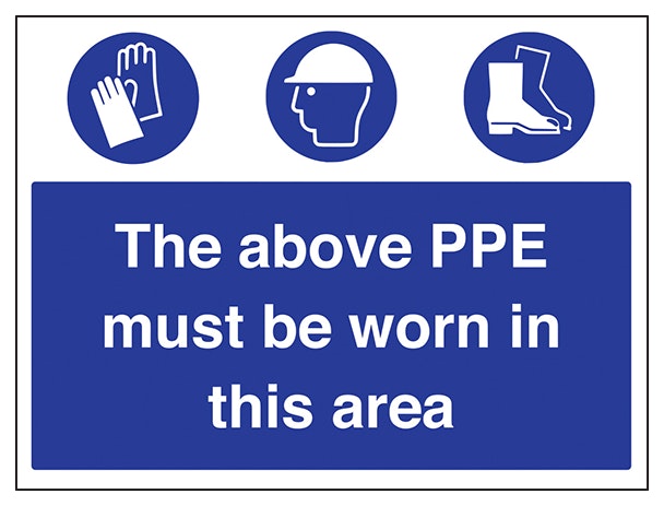 The Above Ppe Must Be Worn