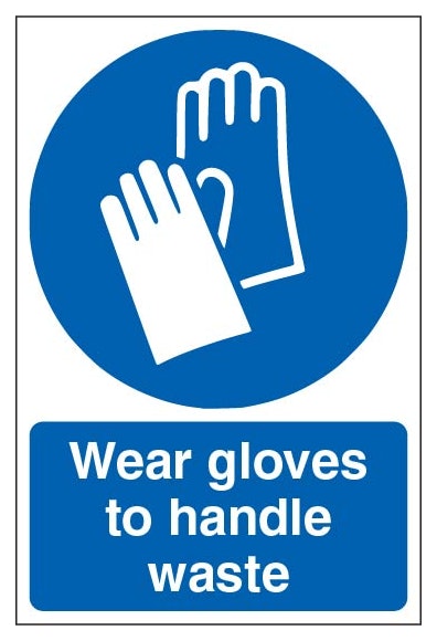 Wear Gloves To Handle Waste Portrait