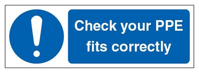 Check Your Ppe Fits Correctly Landscape