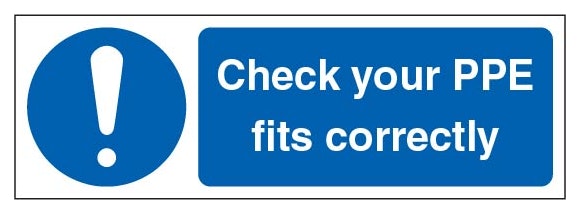 Check Your Ppe Fits Correctly Landscape