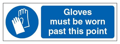 Gloves Must Be Worn Past This Point Landscape