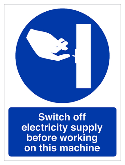 Switch Off Electricity Supply Portrait