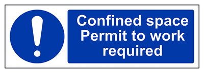 Confined Space Permit To Work Required Landscape