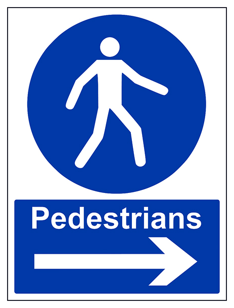 Pedestrians Arrow Right