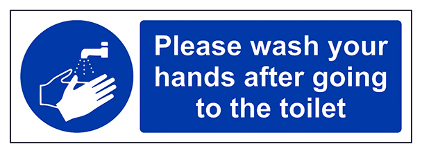 Please Wash Your Hands After Landscape