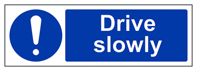 Drive Slowly Landscape