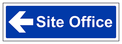 Site Office With Arrow Left